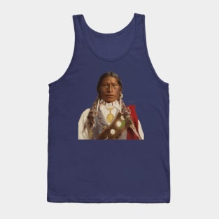 Native american with presidential medal of honor Tank Top